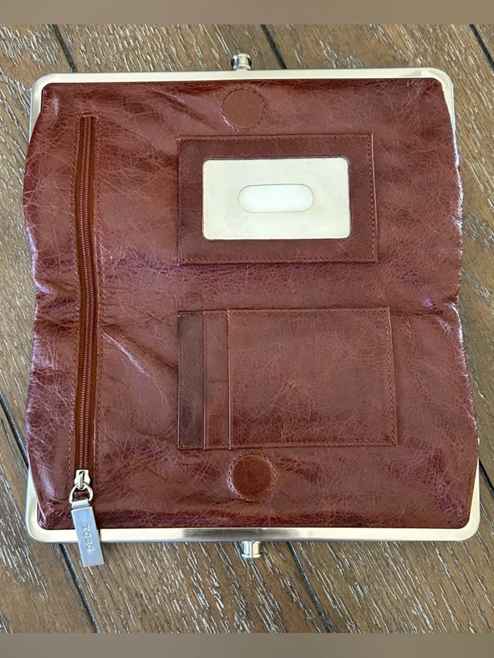 Hobo Kiss Lock Clutch Wallet